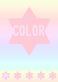pink color rainbow S09