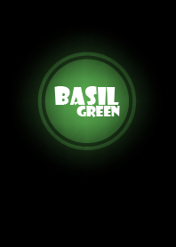 Simple basil green in black