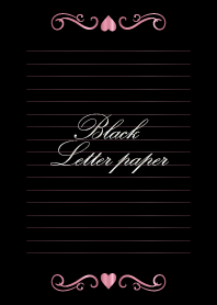 Black Letter paper *GLOSSYPINK 14*