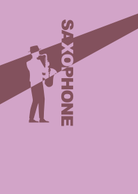 サックス演奏きせかえ 薄紅藤