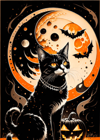 halloween cat e5c6b9