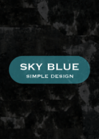 Tema desain sederhana biru langit