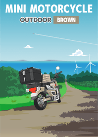 My brown motorcycle(OUTDOOR)