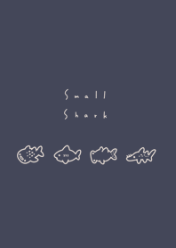 Small Shark: navy beige