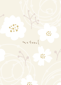 White flowers stylish cute5 from Japan