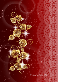 Fortune up Gold Rose & Lace Red ver.