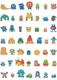 Pop Monster Land "BLUE"