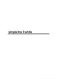 simple line 3 white