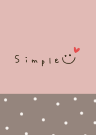 Pink beige and greige. Polka dots.