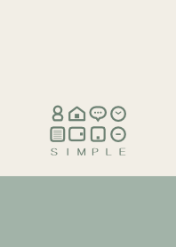 SIMPLE(beige green)V.498b