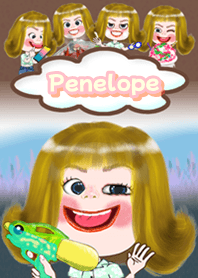 Penelope little girl brown04