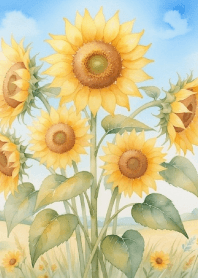 Dazzling summer sunflowers Vol.1