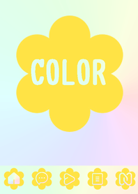 yellow color rainbow  C22