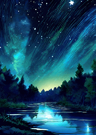 Beautiful starry night view#2244