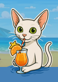 【珍しい猫】ピーターボールド_着せかえ_夏