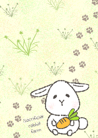 たれ耳うさぎの春の農園