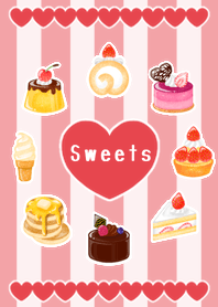 Many sweets! -red- Revised