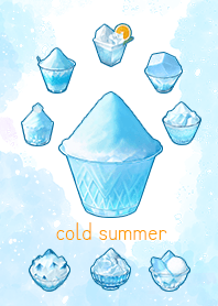氷菓子(氷山/かき氷/夏/氷山/硝子)