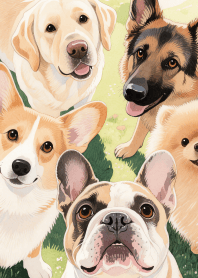 Love Kawaii Dog Group Theme (JP)