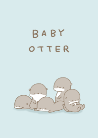 A lot of Baby otter(blue)