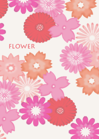 A flower is much.RED