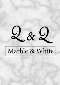 Q&Q-Marble&White-Initial