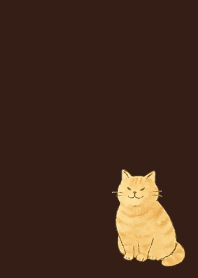 Cats are soothing06 on brown