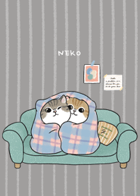 neko in love - dark grey