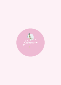 simple love flower Theme Happy02
