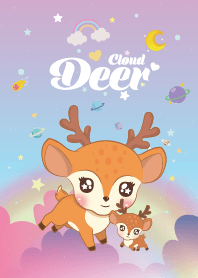 Deer Cloud Galaxy Lavender