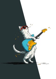 在光影之間獨奏的搖滾小獸