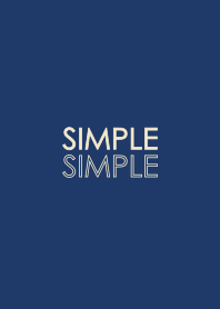 SIMPLE(beige blue)V.1859b