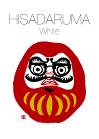 HISADARUMA (White / Overseas edition)