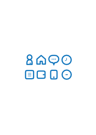 SIMPLE(white blue)V.938b