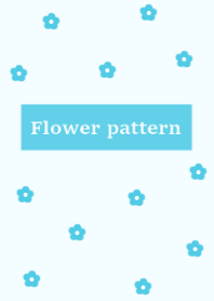flower pattern#lightblue