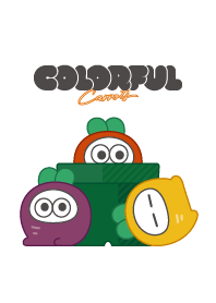 うさぎみたいななにかのにんじん/カラフル