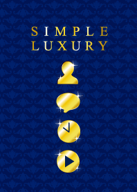 Simple Luxury -Navy & Gold-