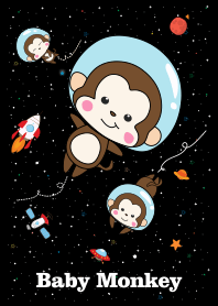 Baby Monkey in The Space