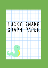 LUCKY SNAKE GRAPH PAPERj-GREEN-YELLOW