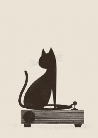 Feline Life Immersed in Music