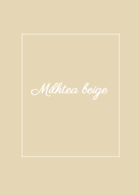 Milktea beige simple