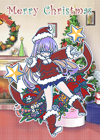 Merry santa girl