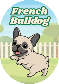 Adorable French Bulldog (B/W 02)