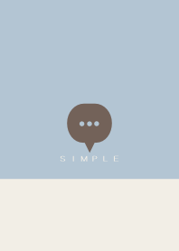 SIMPLE(beige blue)V.1657b