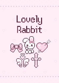 Lovely Rabbit Black&Pink