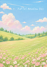 Pastel Meadow Sky