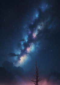 Mountain, Sea, and Moonlit Night B33982