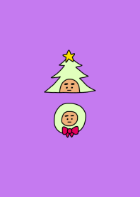 My thickened eyebrows Christmas Tree 1
