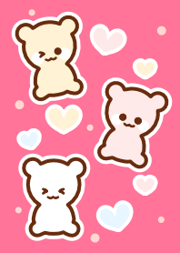 Lovely pastel gummy bear 16