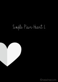 Simple Pair Heart R (best)